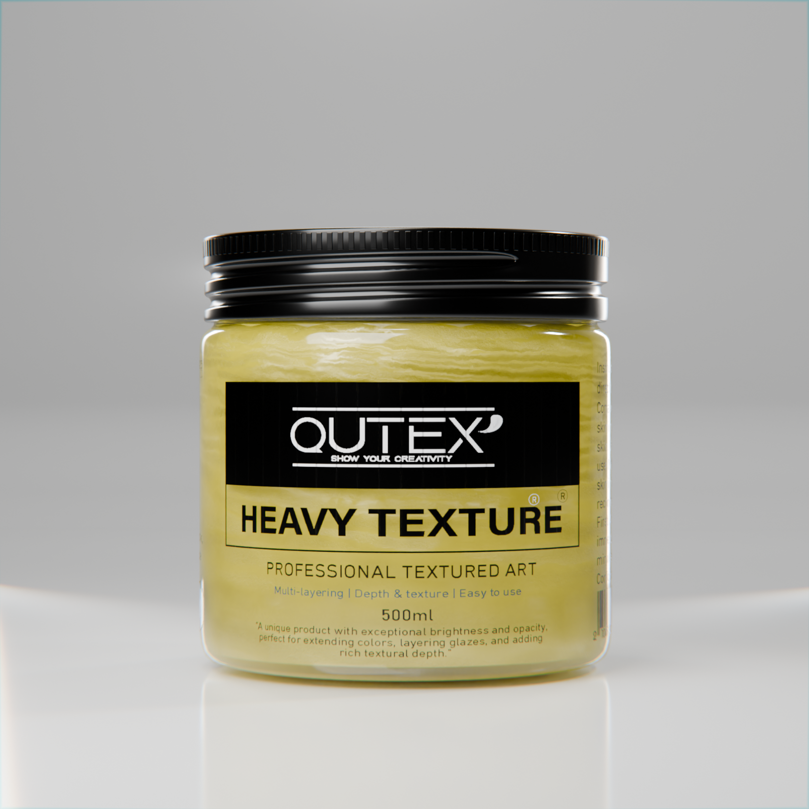 Primary Yellow Heavy Texture