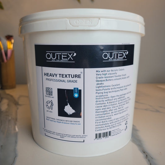 TITANIUM WHITE HEAVY TEXTURE