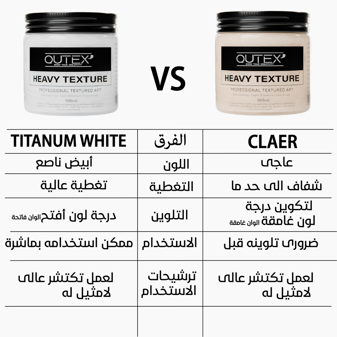 CLEAR HEAVY TEXTURE