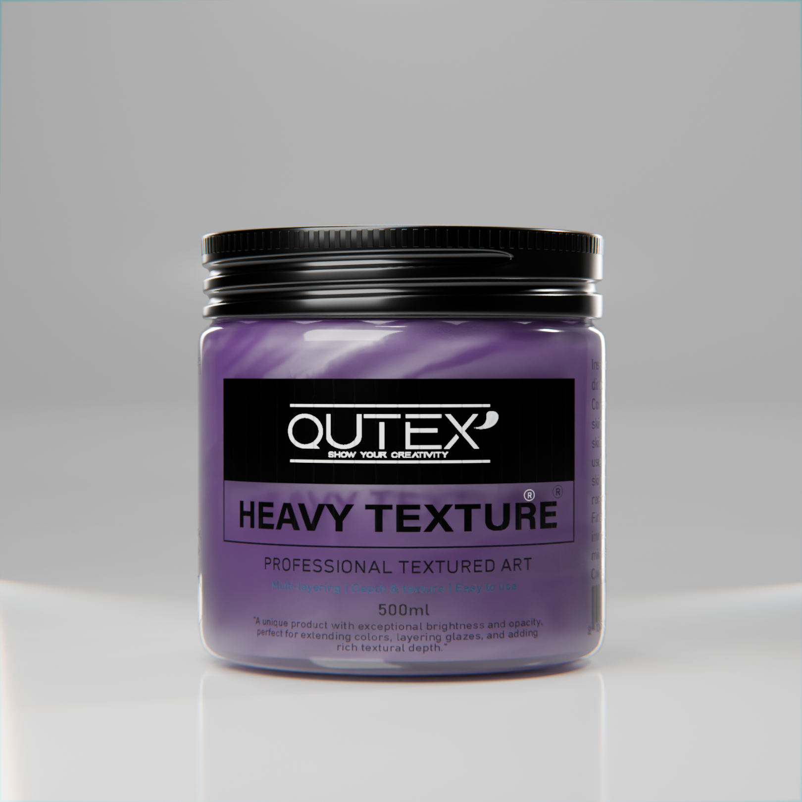 Deep Violet Heavy Texture