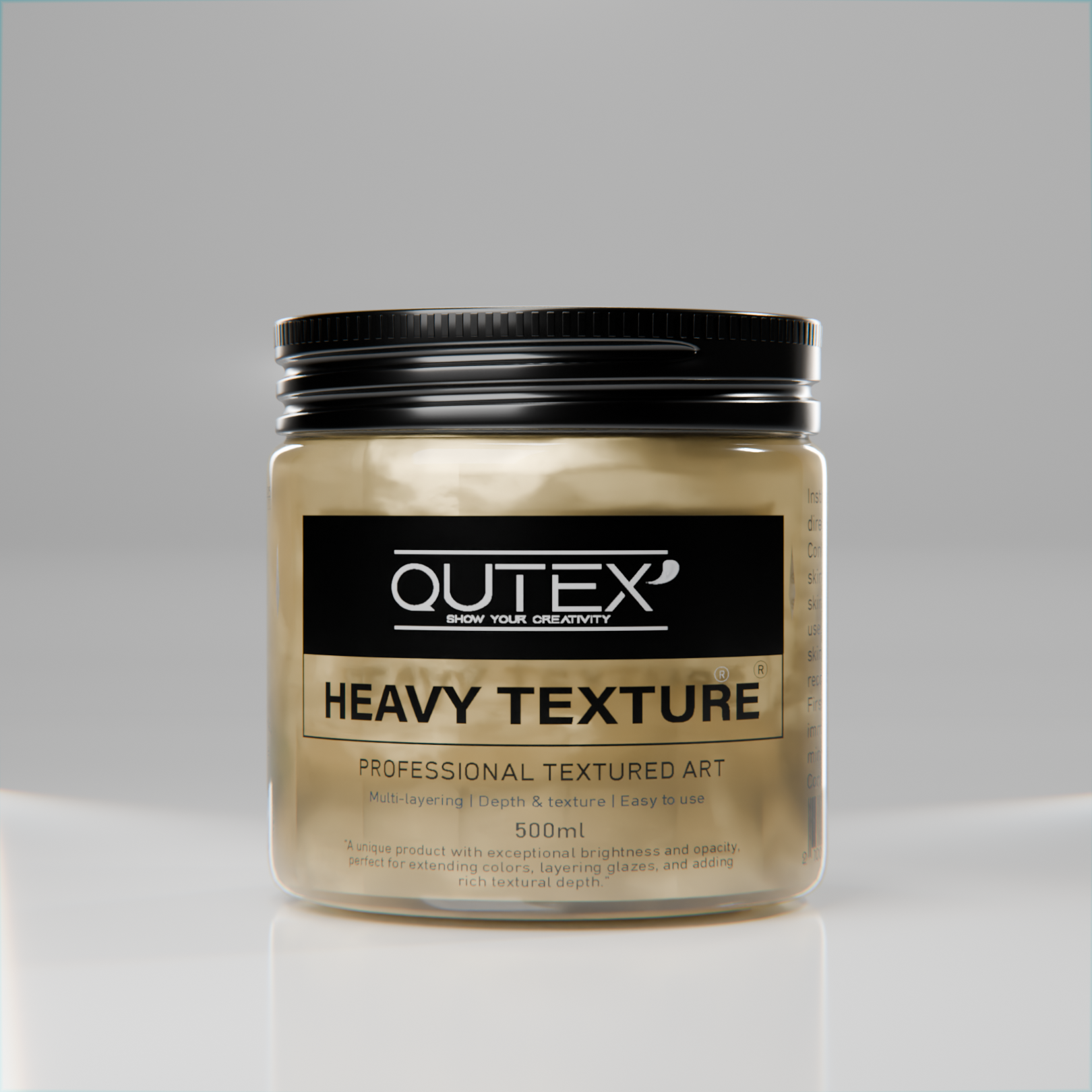 METALLIC GOLD HEAVY TEXTURE